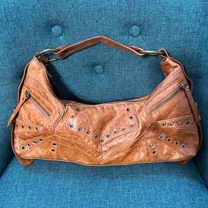 VINTAGE (early 2000s) STEVEN by Steve Madden hobo bag. Unsure if real leather.
